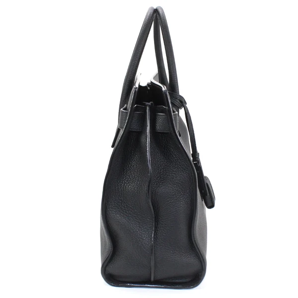 Saint Laurent Black Leather Large Classic Sac De Jour Tote Bag