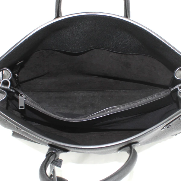 Saint Laurent Black Leather Large Classic Sac De Jour Tote Bag