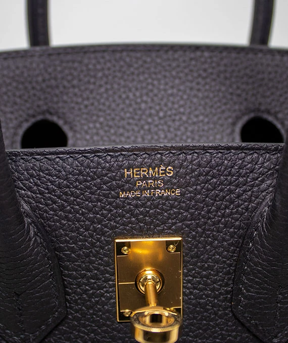 Hermes Birkin - Togo Leather in Black Color Size 25 Year 2023 New