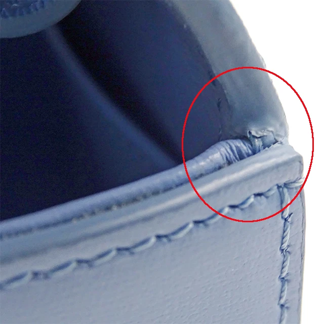 Celine Mini Triomphe Shiny Calfskin Celeste Light Blue Shoulder Bag