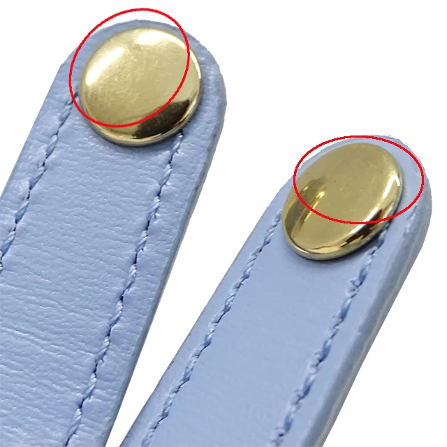 Celine Mini Triomphe Shiny Calfskin Celeste Light Blue Shoulder Bag