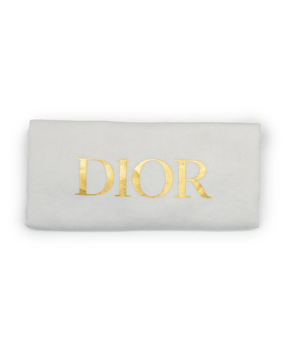 Dior Blue and Beige Oblique Canvas 30 Montaigne Pouch