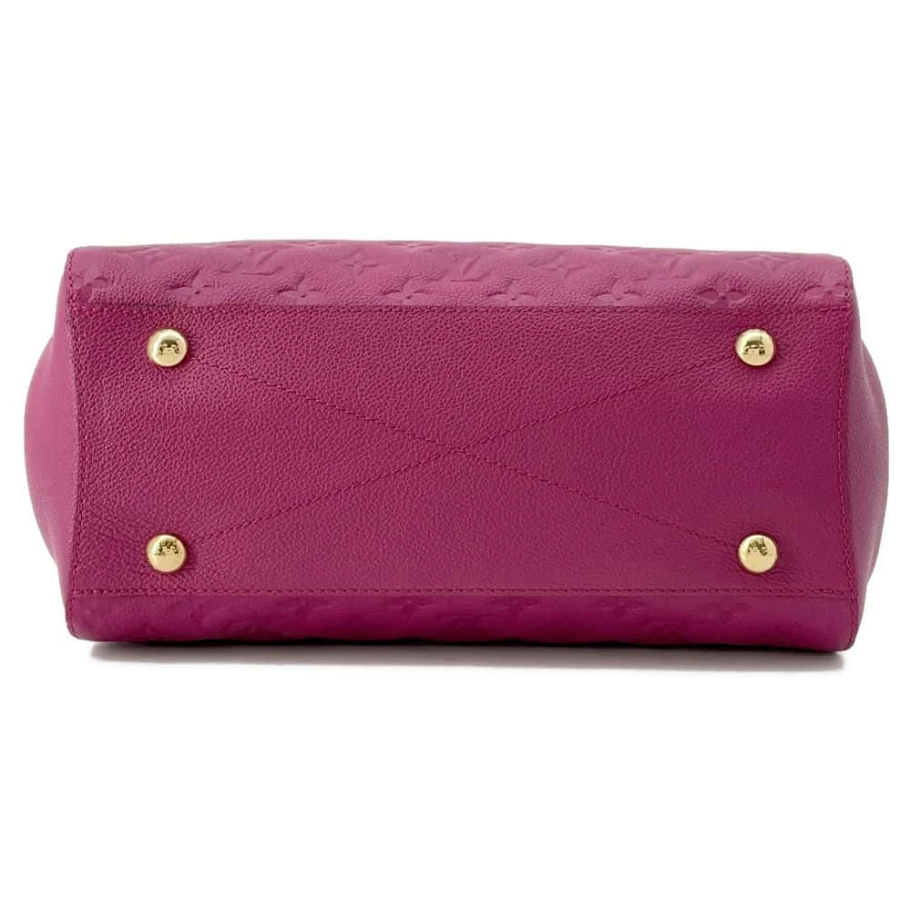 Louis Vuitton Aurore Monogram Empreinte Montaigne MM Top Handle Bag