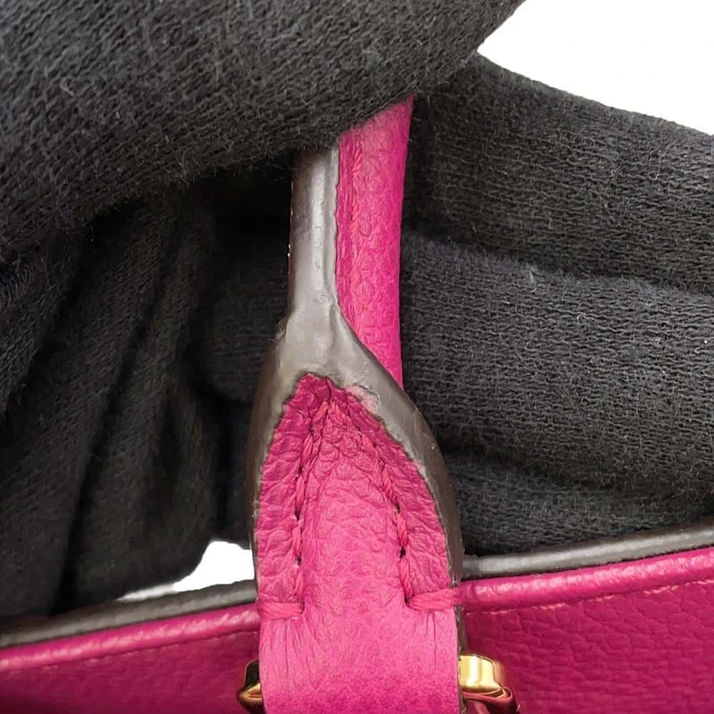 Louis Vuitton Aurore Monogram Empreinte Montaigne MM Top Handle Bag