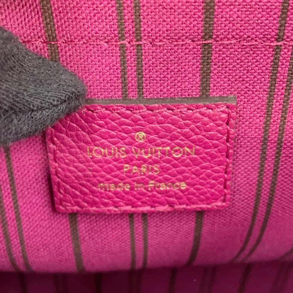 Louis Vuitton Aurore Monogram Empreinte Montaigne MM Top Handle Bag