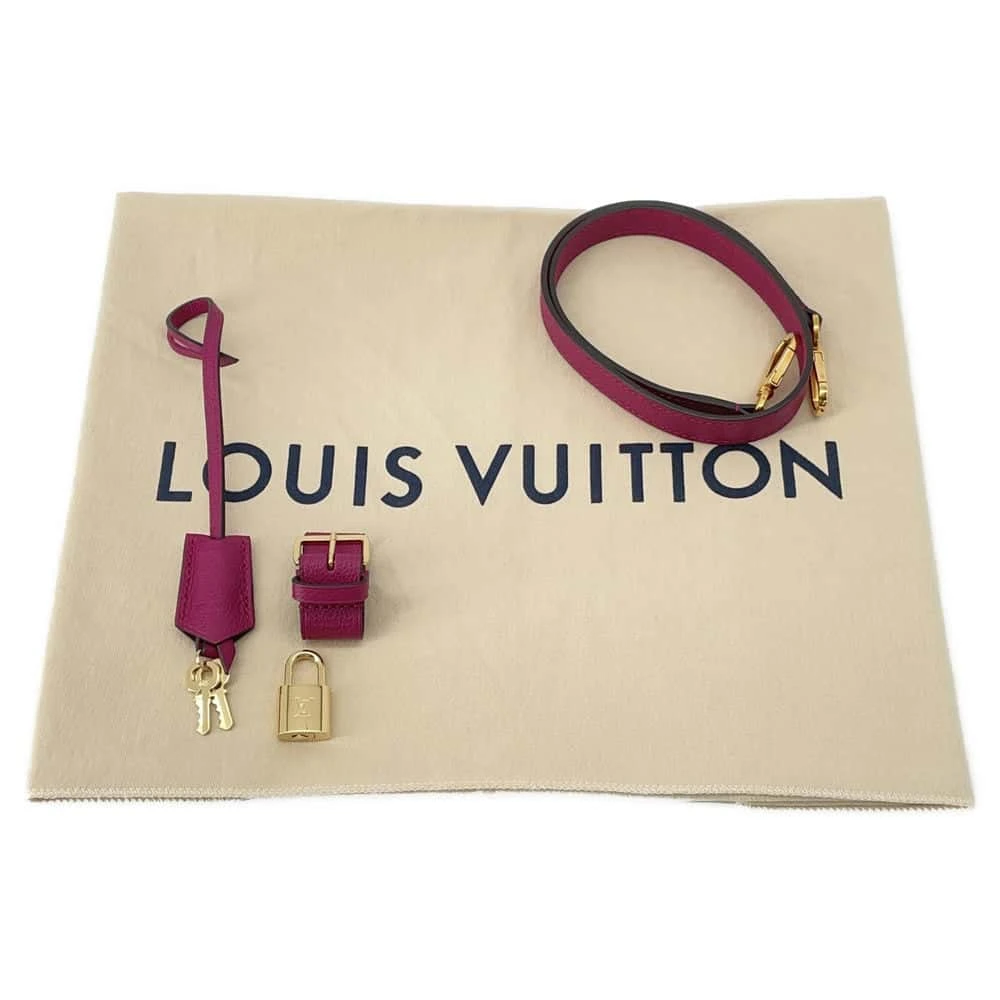 Louis Vuitton Aurore Monogram Empreinte Montaigne MM Top Handle Bag