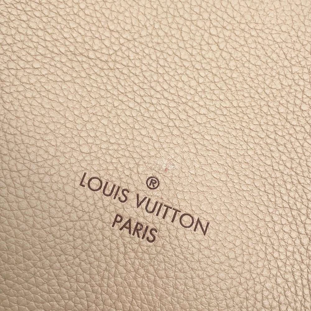 Louis Vuitton Pink Leather Mahina Tote Bag