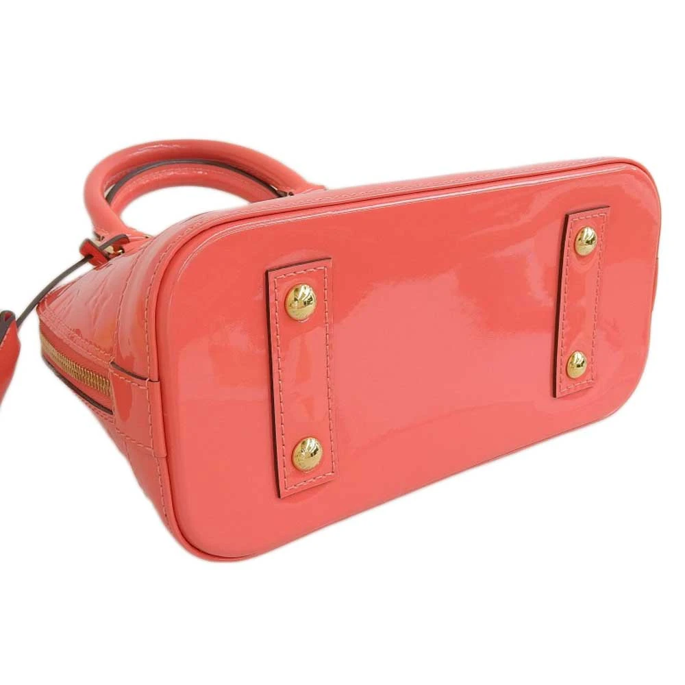 Louis Vuitton Rose Litchi Monogram Vernis Alma BB Bag