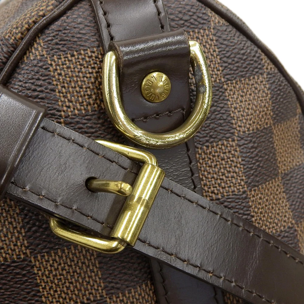 Louis Vuitton Speedy 25 Bandouliere Damier Ebene Bag