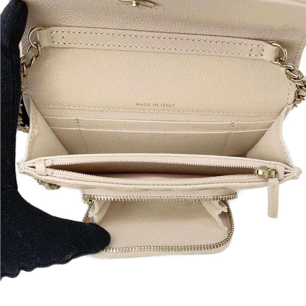 Chanel Beige Caviar Leather Business Affinity Flap Bag