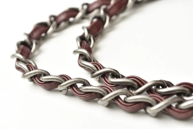 Chanel Vintage Leather Quilted Stitch Black Bowling Bag