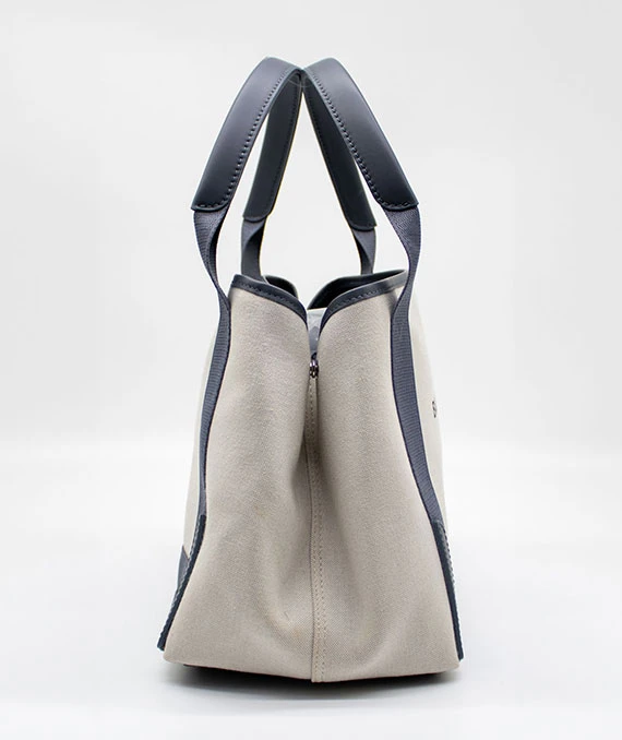 Balenciaga Navy XS Grey Cabas Bag