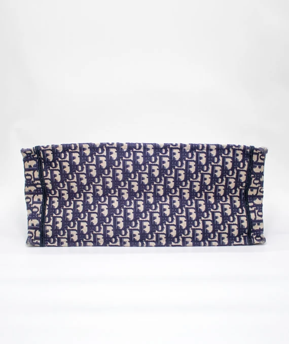 Christian Dior Navy Blue Book large Tote Canvas bag