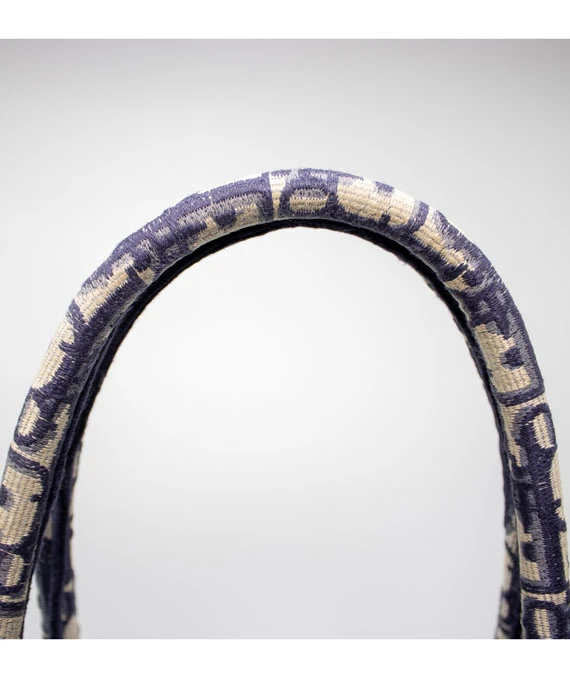 Christian Dior Navy Blue Book large Tote Canvas bag