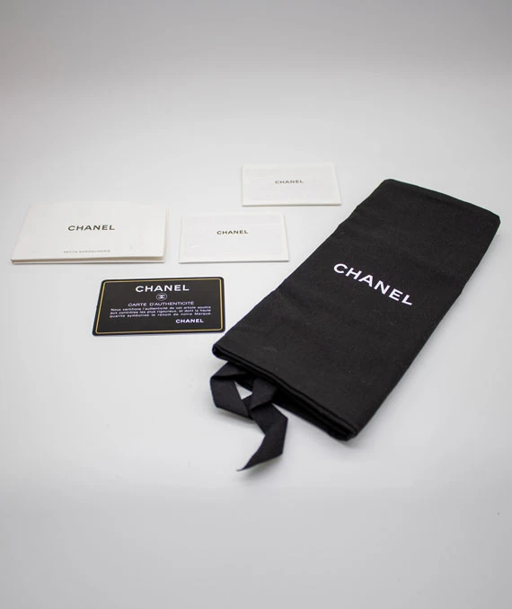 Chanel Small Bordeaux Color Vanity Case Handbag in Lambskin Leather with Gold Hardware