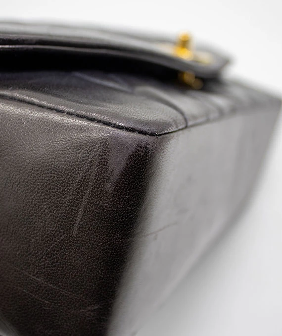 Chanel Black Quilted Lambskin Diana Medium Vintage Flap Handbag