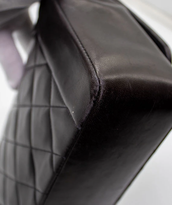 Chanel Black Quilted Lambskin Diana Medium Vintage Flap Handbag