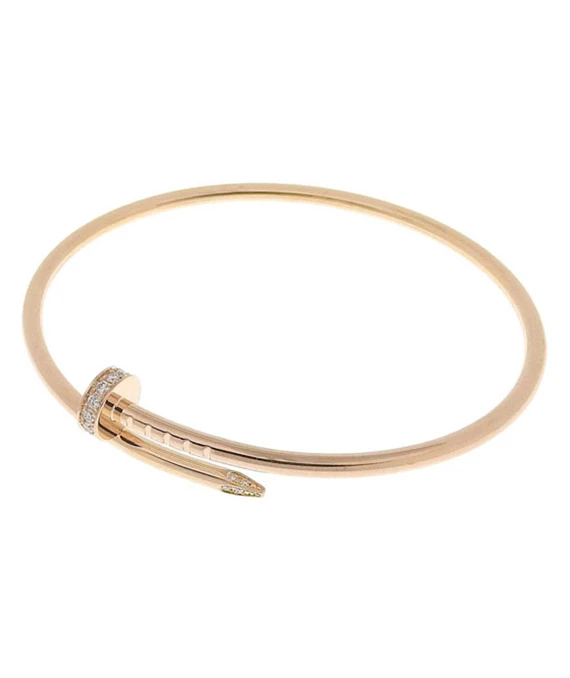 Cartier Juste Un Clo SM bangle K18PG Mele diamond size 16