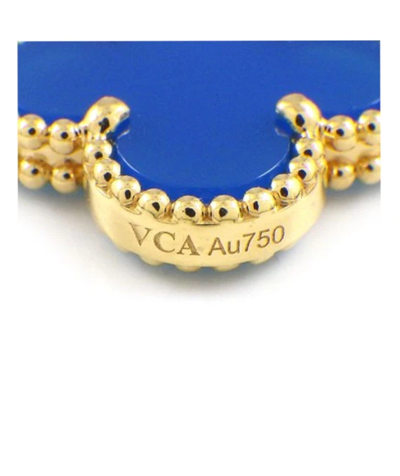 Van Cleef & Arpels Vintage Alhambra 10 Motifs 18k Yellow Gold Necklace