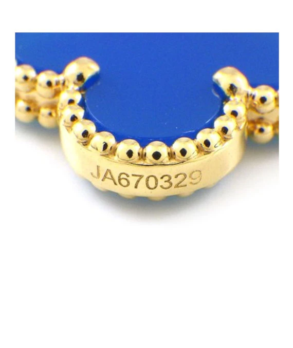 Van Cleef & Arpels Vintage Alhambra 10 Motifs 18k Yellow Gold Necklace