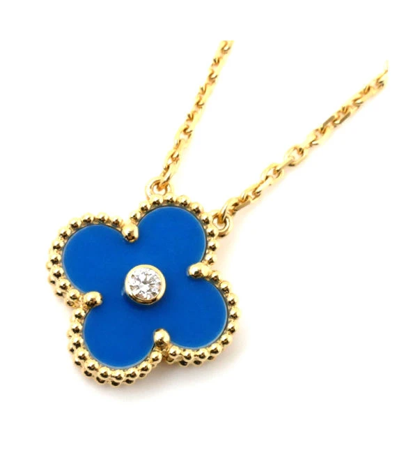 Van Cleef & Arpels Vintage Alhambra 2019 Christmas Limited Edition Necklace In 18k Yellow Gold