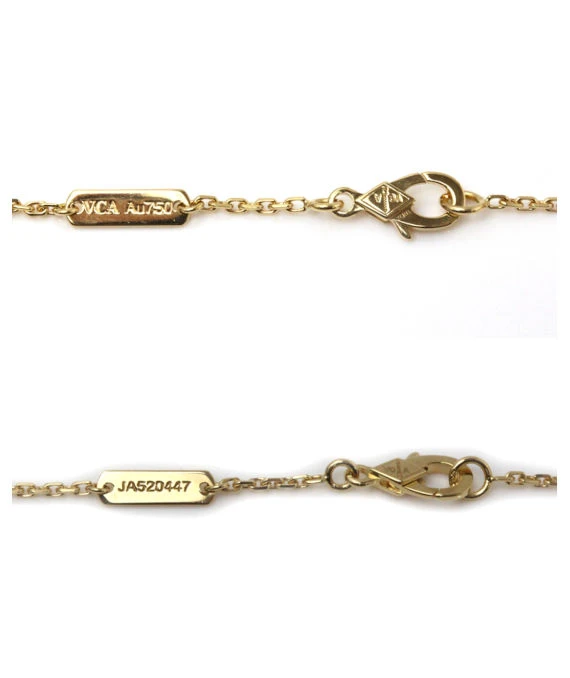 Van Cleef & Arpels Vintage Alhambra 2019 Christmas Limited Edition Necklace In 18k Yellow Gold