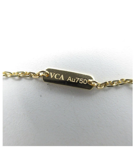 Van Cleef & Arpels Vintage Alhambra Necklace In 18k Yellow Gold