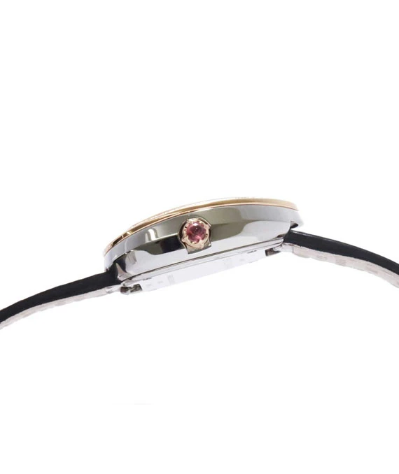 Bulgari Serpenti White Dial Ladies Watch with Diamond Encrusted 18k Yellow Gold Bezel