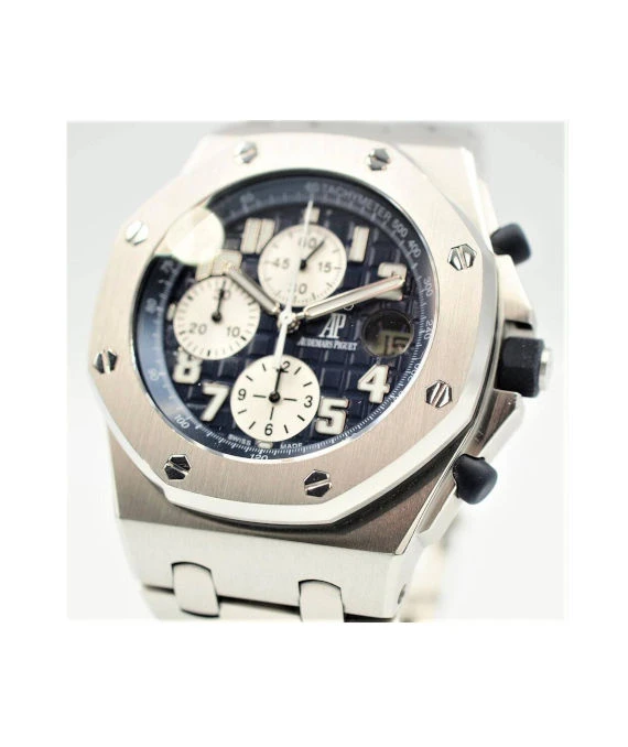 Audemars Piguet 25721ST.OO.100 Royal Oak Offshore Mechanical Automatic Date Display Chronograph Tachymeter Men's 43mm Watch