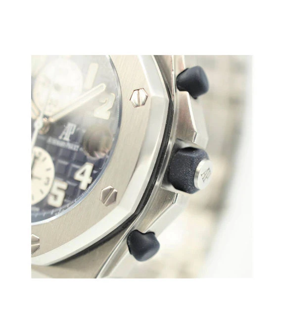 Audemars Piguet 25721ST.OO.100 Royal Oak Offshore Mechanical Automatic Date Display Chronograph Tachymeter Men's 43mm Watch