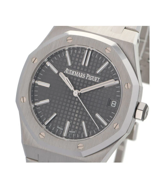 Audemars Piguet Royal OAK 50th Anniversary 15510ST.00.1320ST.05 Men's 41mm Watch Automatic Gray Dial Unused
