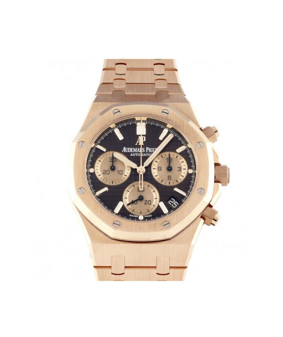 Audemars Piguet Royal Oak Chronograph 26239OR. OO.1220OR.02 Brown/Pink Gold Dial Men's 41.0mm Watch