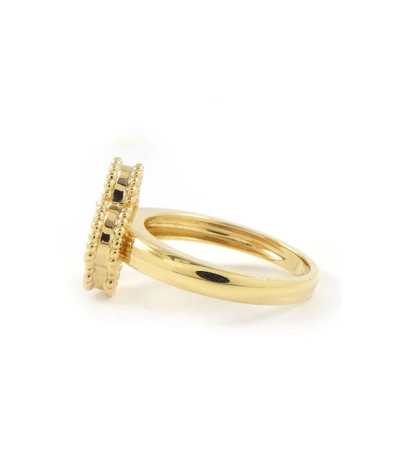 Van Cleef & Arpels Vintage Alhambra 18k Yellow Gold Ring
