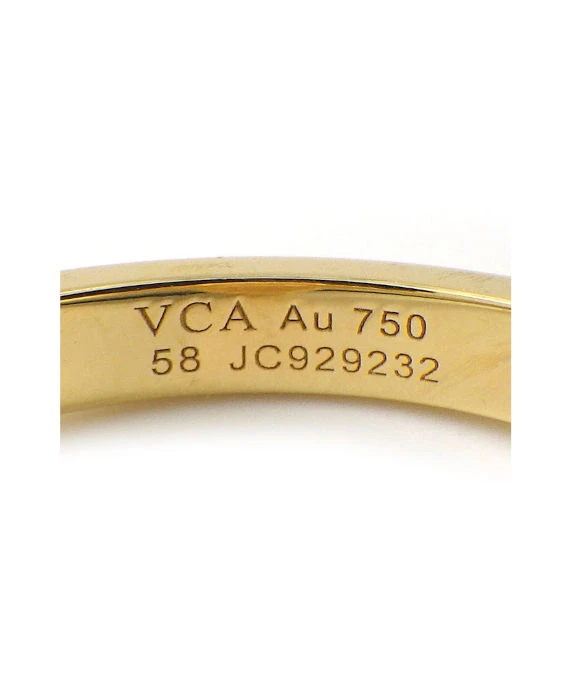 Van Cleef & Arpels Vintage Alhambra 18k Yellow Gold Ring