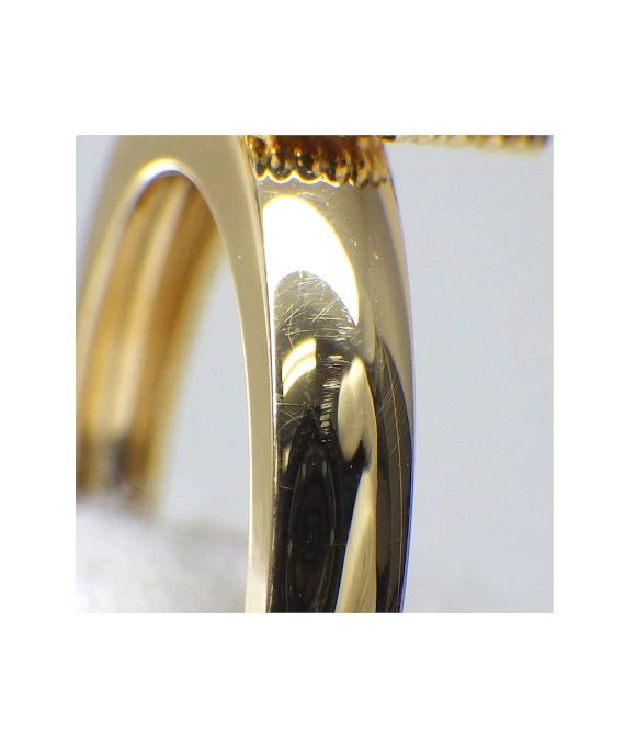 Van Cleef & Arpels Vintage Alhambra 18k Yellow Gold Ring