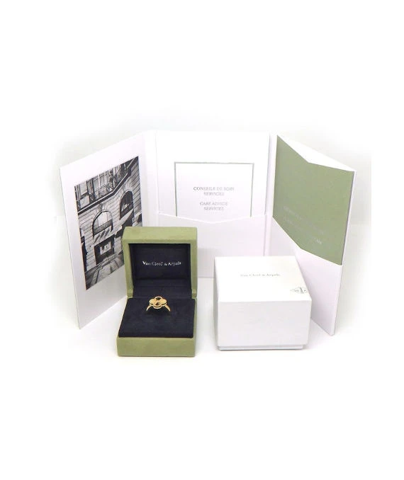 Van Cleef & Arpels Vintage Alhambra 18k Yellow Gold Ring