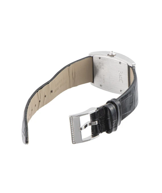 Piaget Limelight Tonneau Diamond Watch In 18k White Gold