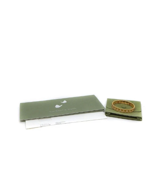 Van Cleef & Arpels Perlée Clover Small Bracelet In 18k Pink Gold Size 16.5