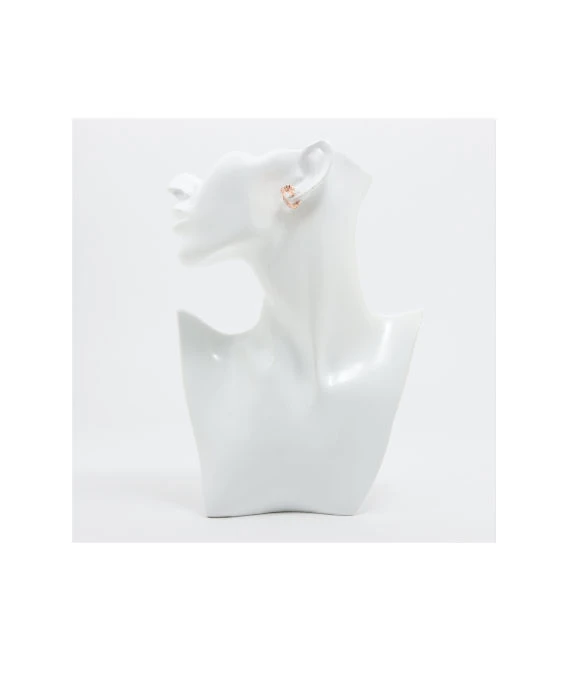 Bvlgari Serpenti Viper Diamond Earrings In Rose Gold