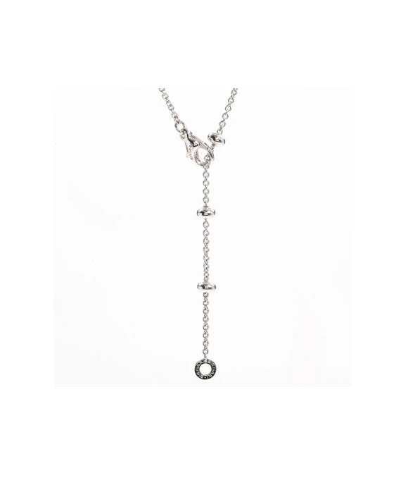 Bvlgari B zero 1 Element Diamond Necklace In 18k White Gold