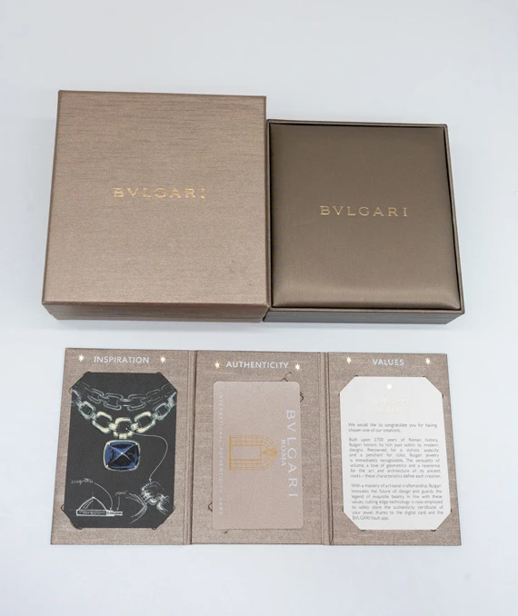 Bvlgari Divas' Dream Diamond and Mother of Pearl 18k Rose Gold Necklace with Matching Earrings Set