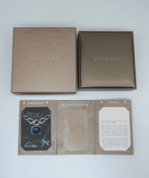 Bvlgari Divas' Dream Bracelet in Emerald Green Fabric with Emerald Green Charm