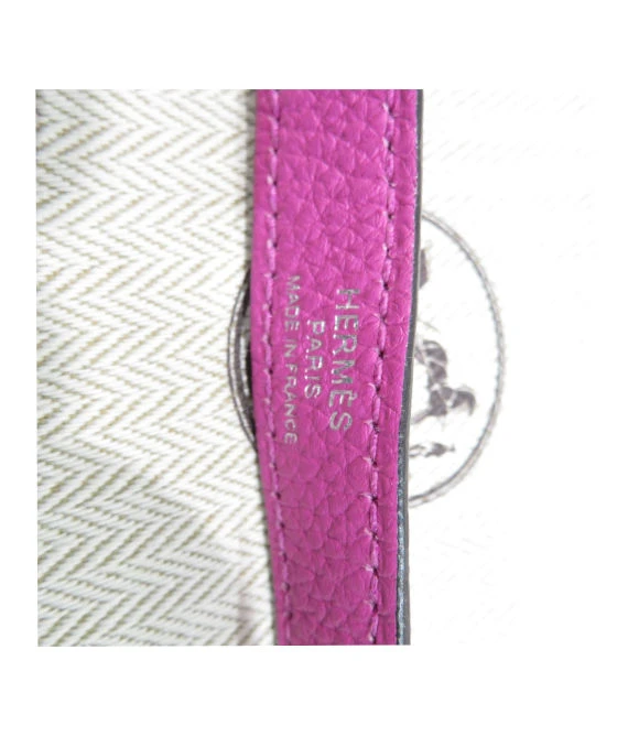 Hermes 2018 (Stamp C) Size 28 Rose Pourpre Pink Togo Leather Kelly Handbag with Palladium Hardware