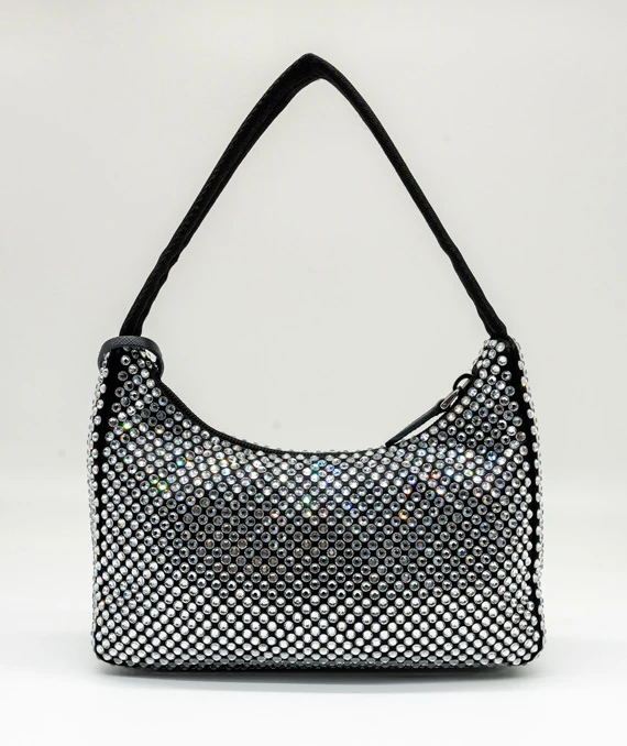 Prada Re-Edition 2000 Crystal Embellished Shoulder Bag