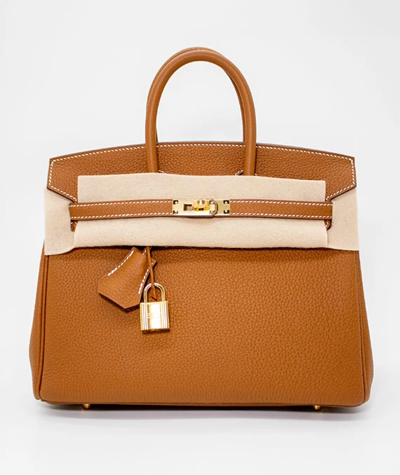 Hermes Birkin - Togo Leather in Gold Color Size 25 Year 2023 New