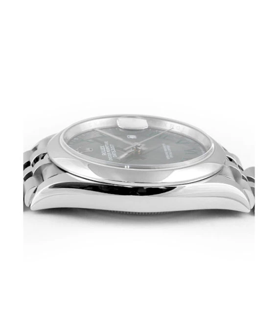 Rolex Datejust 126200 36mm Slate Green Roman Dial Automatic Stainless SteelJubilee Bracelet Men's Watch