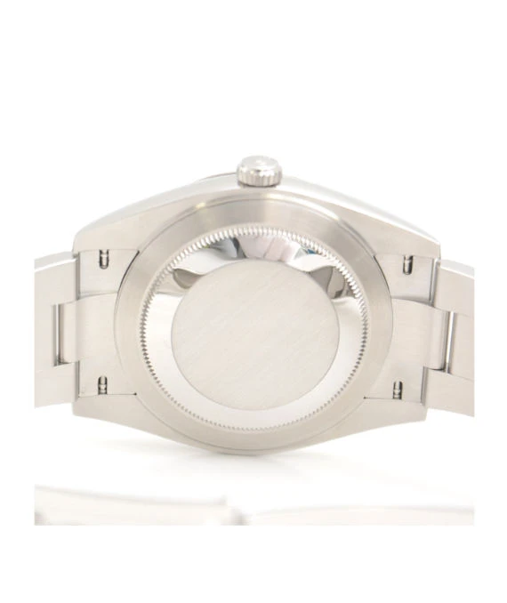 Rolex Datejust 42.4mm Azzurro Blue Dial Roman Numeral Automatic Men's Watch in Stainless Steel and White Gold