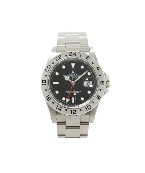 Rolex 1991 Explorer 2 16570 N Black Dial Stainless Steel Automatic Men's Watch