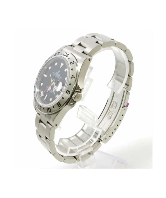 Rolex 1991 Explorer 2 16570 N Black Dial Stainless Steel Automatic Men's Watch