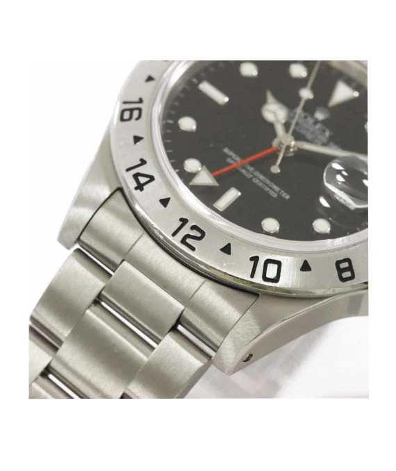 Rolex 1991 Explorer 2 16570 N Black Dial Stainless Steel Automatic Men's Watch